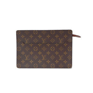 Louis Vuitton Monogram Leather Brown Pochette Homme Shoulder Bag